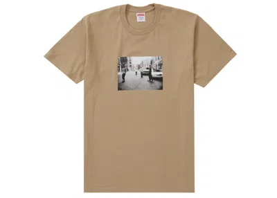 Pre-owned Supreme Men's  Crew 96 Tee Shirt In Khaki In Brown