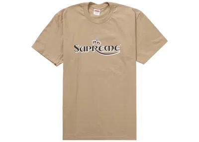 Pre-owned Supreme Men's  Crown Tee Shirt In Khaki