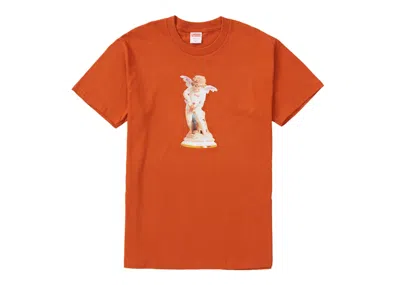 Pre-owned Supreme Men's  Cupid Tee Shirt In Rust In Brown