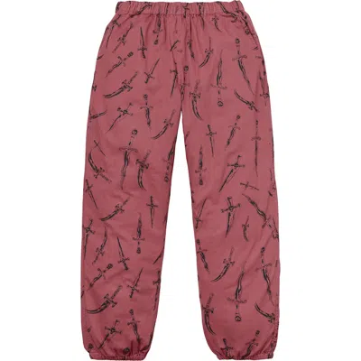 Pre-owned Supreme Men's  Daggers Pant In Dark Pink