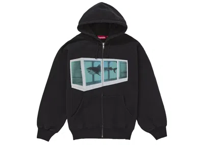 Pre-owned Supreme Men's  Damien Hirst Zip Up Hooded Sweatshirt In Black