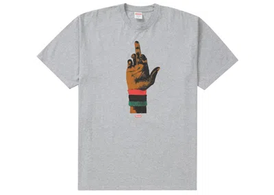 Pre-owned Supreme Men's  Dead Prez Rbg Tee Shirt In Heather Grey In Gray