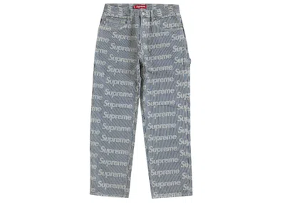 Pre-owned Supreme Men's  Denim Painter Pant In Stripe