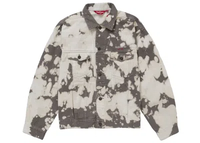 Pre-owned Supreme Men's  Denim Trucker Jacket (ss25) In Bleached