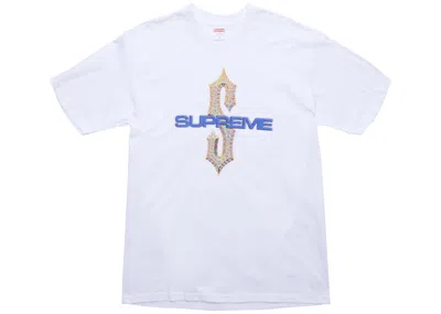 Pre-owned Supreme Men's  Diamonds Tee Shirt In White