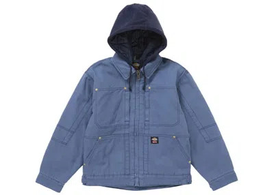 Pre-owned Supreme Men's  Dickies Hooded Work Jacket In Blue