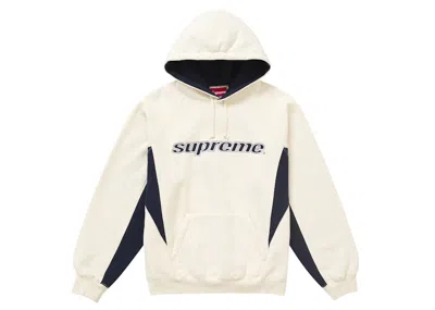 Pre-owned Supreme Men's  Division Hooded Sweatshirt In Natural