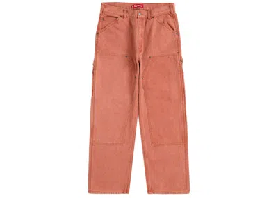 Pre-owned Supreme Men's  Double Knee Painter Pant (ss24) In Rust
