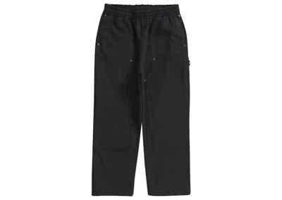 Pre-owned Supreme Men's  Double Knee Painter Sweatpant In Black