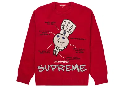 Pre-owned Supreme Men's  Doughboy Sweater In Red