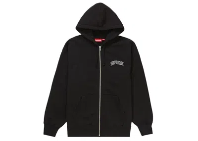 Pre-owned Supreme Men's  Doughboy Zip Up Hooded Sweatshirt In Black