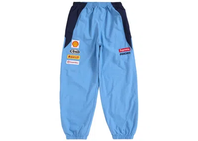 Pre-owned Supreme Men's  Ducati Track Pant In Light Blue