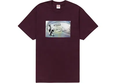 Pre-owned Supreme Men's  Dylan Tee Shirt In Eggplant