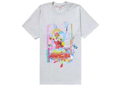 Pre-owned Supreme Men's  Electromagnetic Tee Shirt In Ash Grey