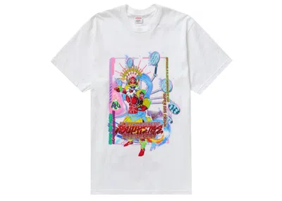Pre-owned Supreme Men's  Electromagnetic Tee Shirt In White
