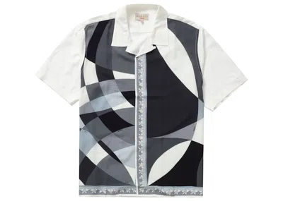 Pre-owned Supreme Men's  Emilio Pucci Short Sleeve Shirt In Black