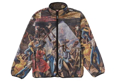 Pre-owned Supreme Men's  Ernie Barnes Fleece Jacket In Multi