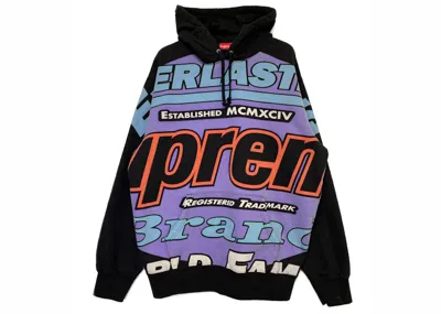 Pre-owned Supreme Men's  Everlasting Hooded Sweatshirt In Black