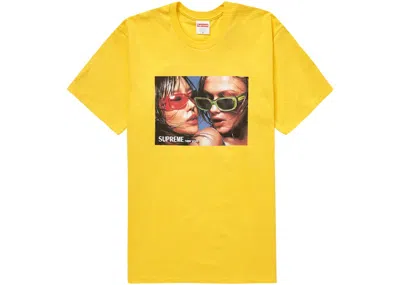 Pre-owned Supreme Men's  Eyewear Tee Shirt In Yellow