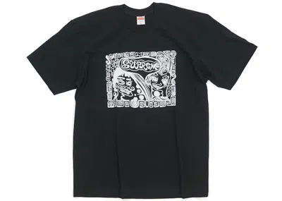 Pre-owned Supreme Men's  Faces Tee Shirt In Black
