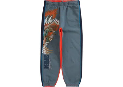 Pre-owned Supreme Men's  Falcon Sweatpant In Slate
