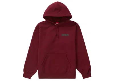 Pre-owned Supreme Men's  Fiend Hooded Sweatshirt In Burgundy