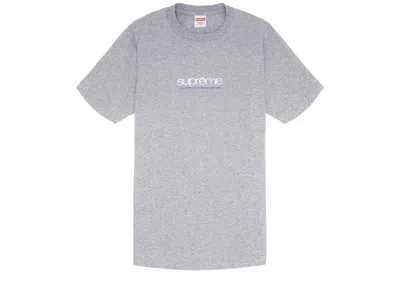 Pre-owned Supreme Men's  Five Boroughs Tee Shirt In Heather Grey In Gray