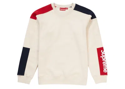 Pre-owned Supreme Men's  Formula Crewneck Sweatshirt In Natural