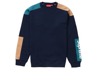 Pre-owned Supreme Men's  Formula Crewneck Sweatshirt In Navy Blue