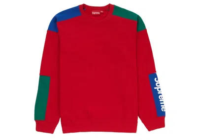 Pre-owned Supreme Men's  Formula Crewneck Sweatshirt In Red