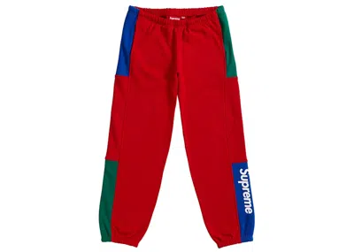 Pre-owned Supreme Men's  Formula Sweatpants In Red