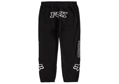 Pre-owned Supreme Men's  Fox Racing Sweatpant In Black