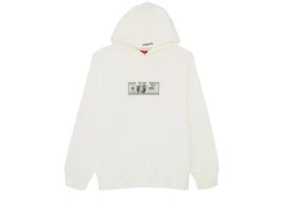 Pre-owned Supreme Men's  Franklin Hooded Sweatshirt In White