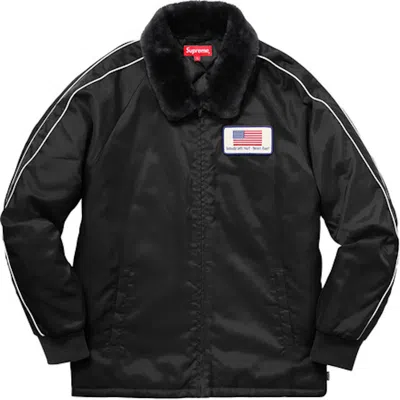 Pre-owned Supreme Men's  Freighter Jacket In Black