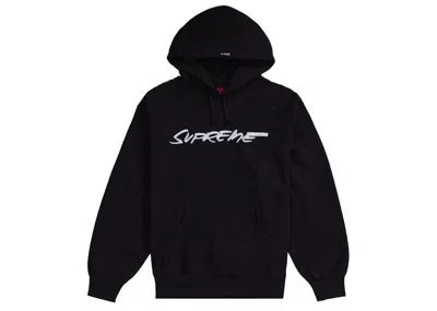 Pre-owned Supreme Men's  Futura Hooded Sweatshirt In Black