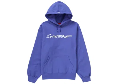 Pre-owned Supreme Men's  Futura Hooded Sweatshirt In Violet