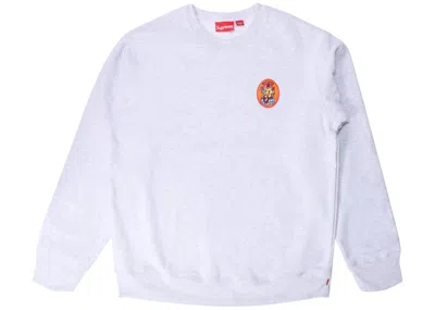 Pre-owned Supreme Men's  Ganesh Crewneck Sweatshirt In Ash Grey