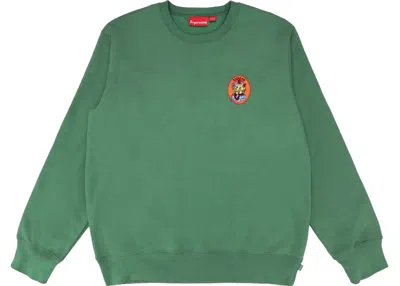 Pre-owned Supreme Men's  Ganesh Crewneck Sweatshirt In Light Pine