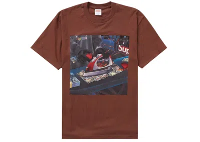 Pre-owned Supreme Men's  Gas Tee Shirt In Brown