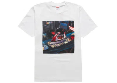 Pre-owned Supreme Men's  Gas Tee Shirt In White