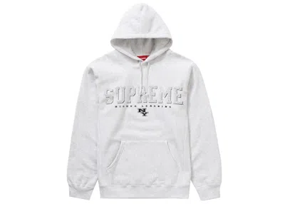 Pre-owned Supreme Men's  Gems Hooded Sweatshirt In Ash Grey In Gray