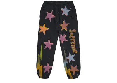 Pre-owned Supreme Men's  Gonz Stars Sweatpant In Black