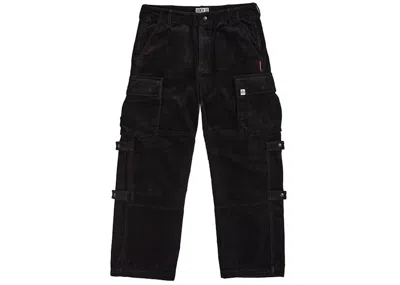 Pre-owned Supreme Men's  Goodenough Corduroy Military Pant In Black