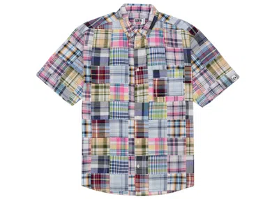 Pre-owned Supreme Men's  Goodenough Patchwork Short Sleeve Shirt
