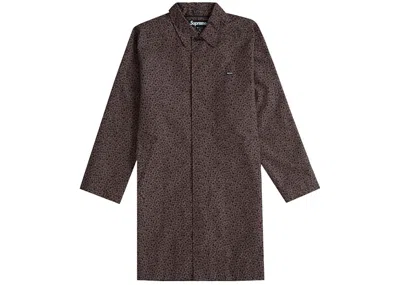 Pre-owned Supreme Men's  Gore Tex Overcoat In Flower Print In Multi