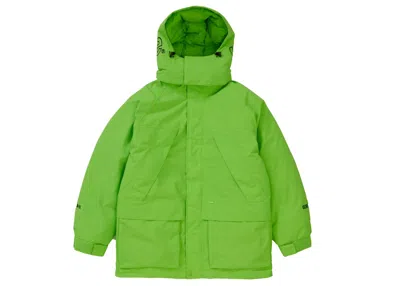 Pre-owned Supreme Men's  Goretex 700fill Down Parka Jacket In Lime