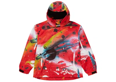 Pre-owned Supreme Men's  Goretex Anorak In Jacket Rammellzee Red