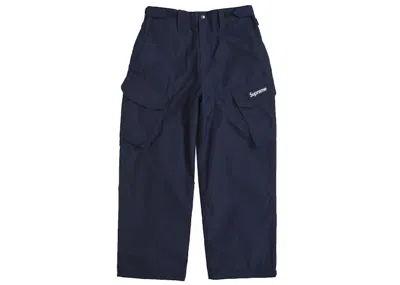 Pre-owned Supreme Men's  Goretex Cargo Pant (ss25) In Navy Blue