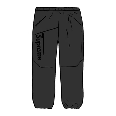 Pre-owned Supreme Men's  Goretex Paclite Pant In Black