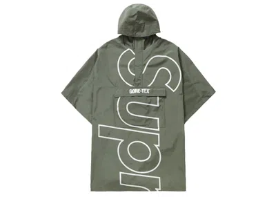 Pre-owned Supreme Men's  Goretex Poncho In Olive